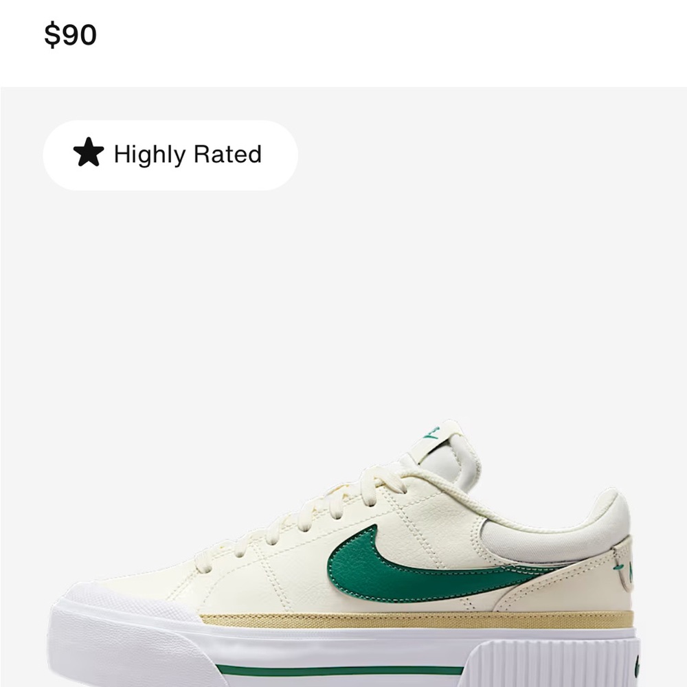 Nike Sail and Evergreen Sneakers